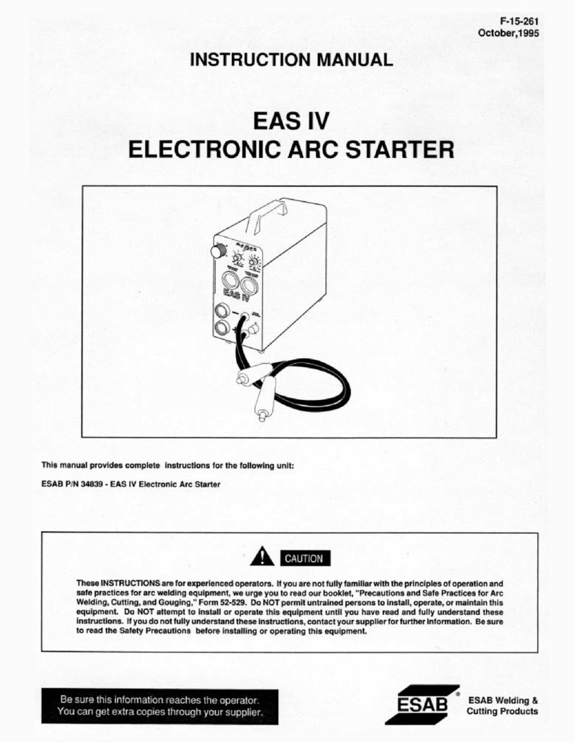 ESAB EAS IV instruction manual