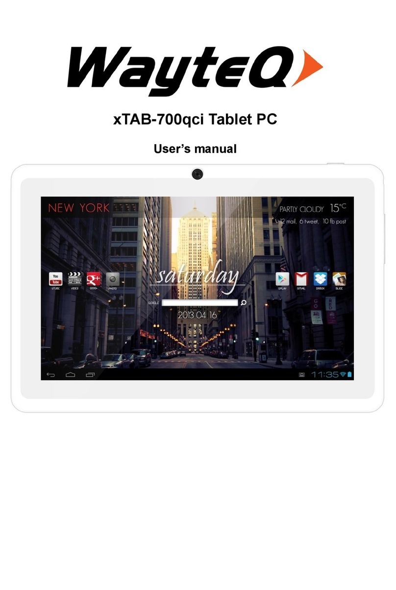 WayteQ xTAB-700qci user manual