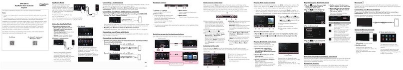 Pioneer SPH-DA110 Startup guide