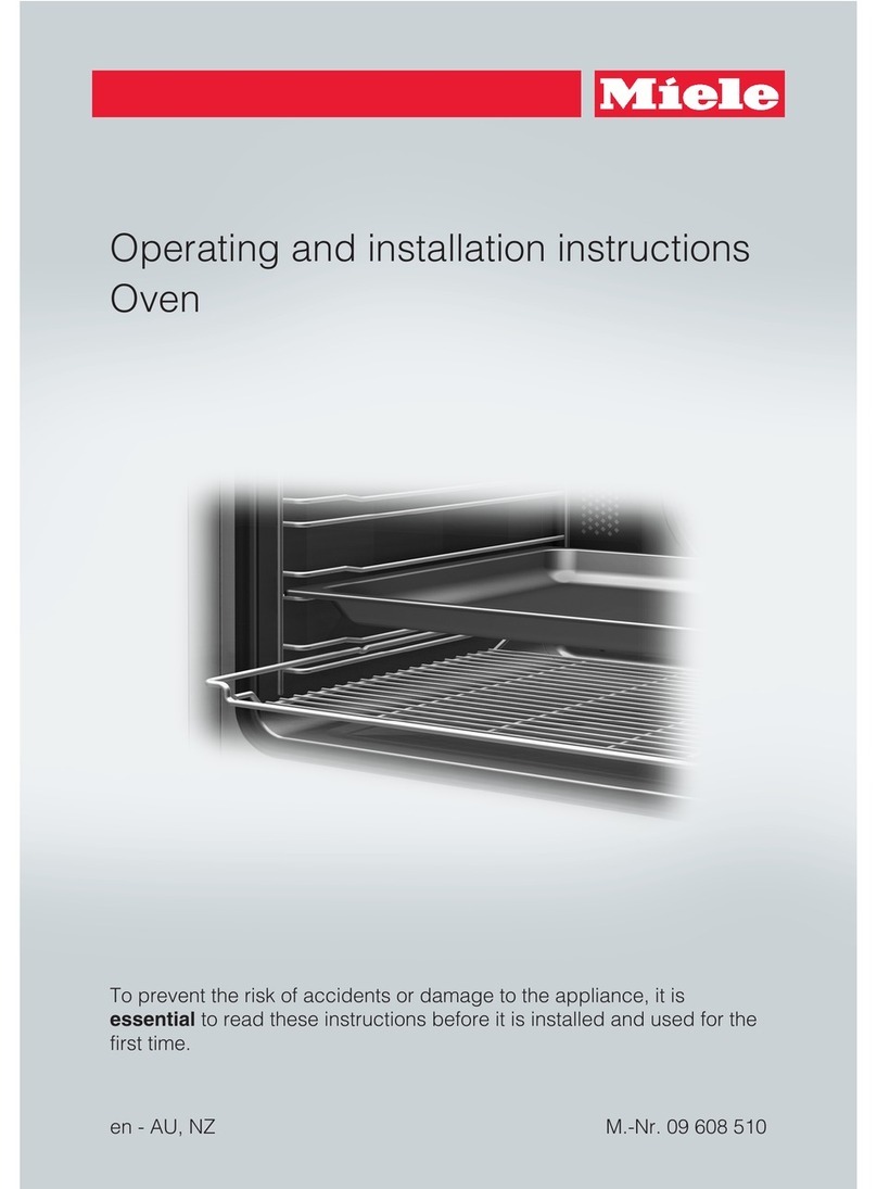Miele H6090B Operating and installation instructions