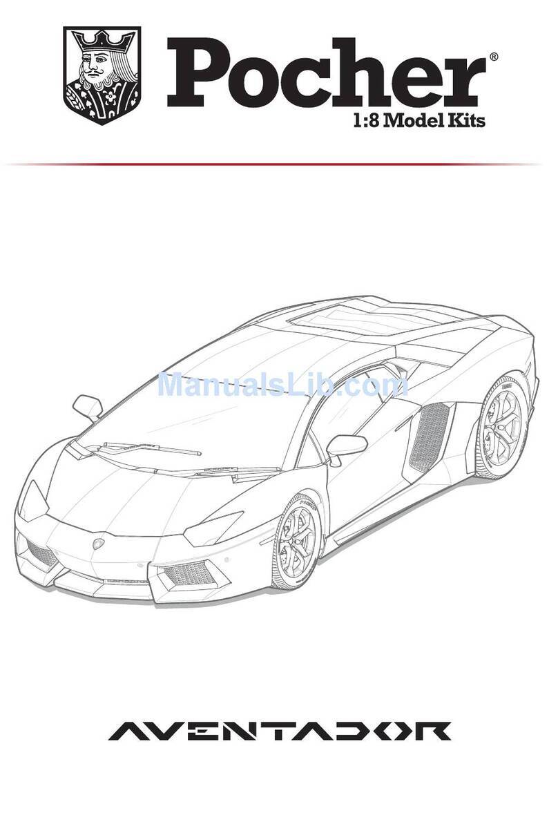 pocher Lamborghini Aventador LP-700-4 Assembly manual