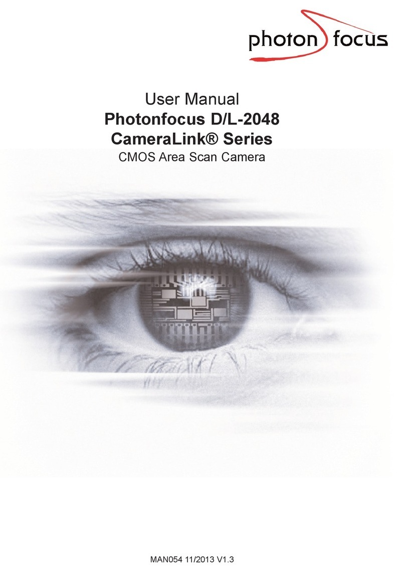 Photon Focus L-2048 CameraLink Series User manual
