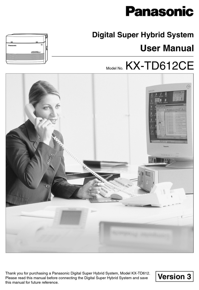 Panasonic KX-TD612CE User manual