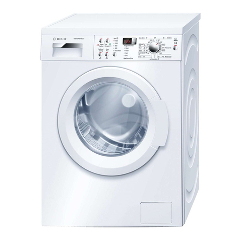 Bosch WA SERIES Specification sheet