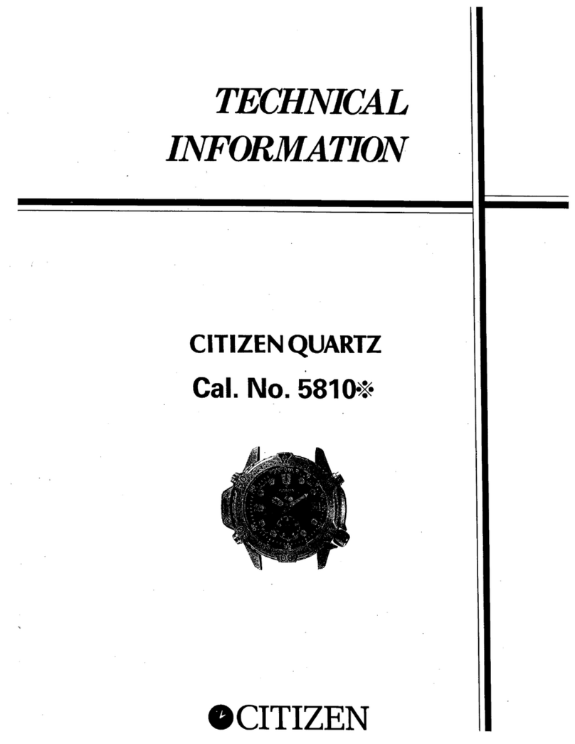 Citizen Quartz 5819 technical information