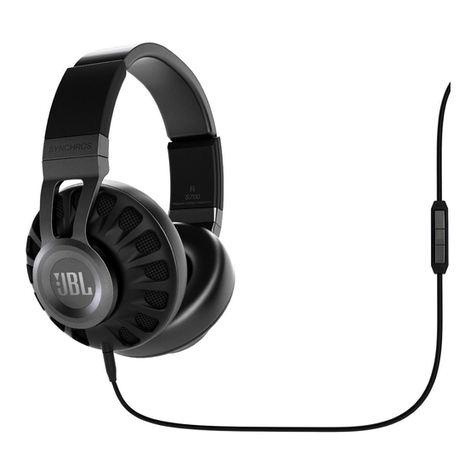 JBL Synchros S700 quick start guide