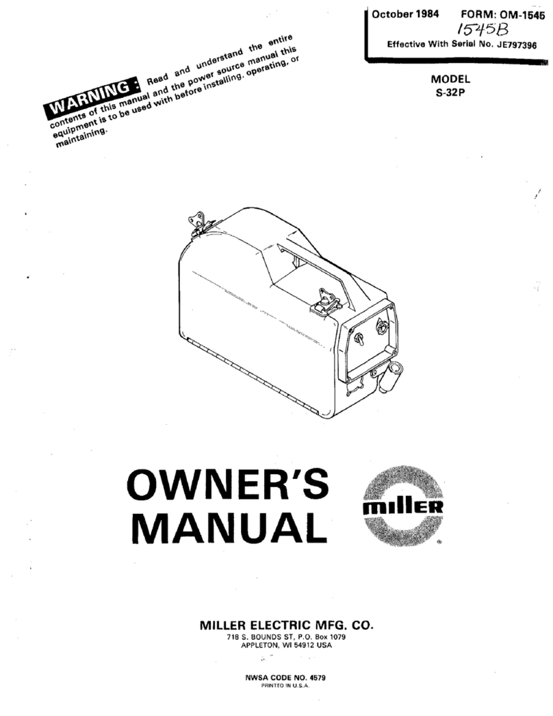 Milller S-32P owner's manual