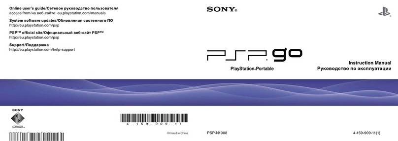 Sony PlayStationPortable Go User manual