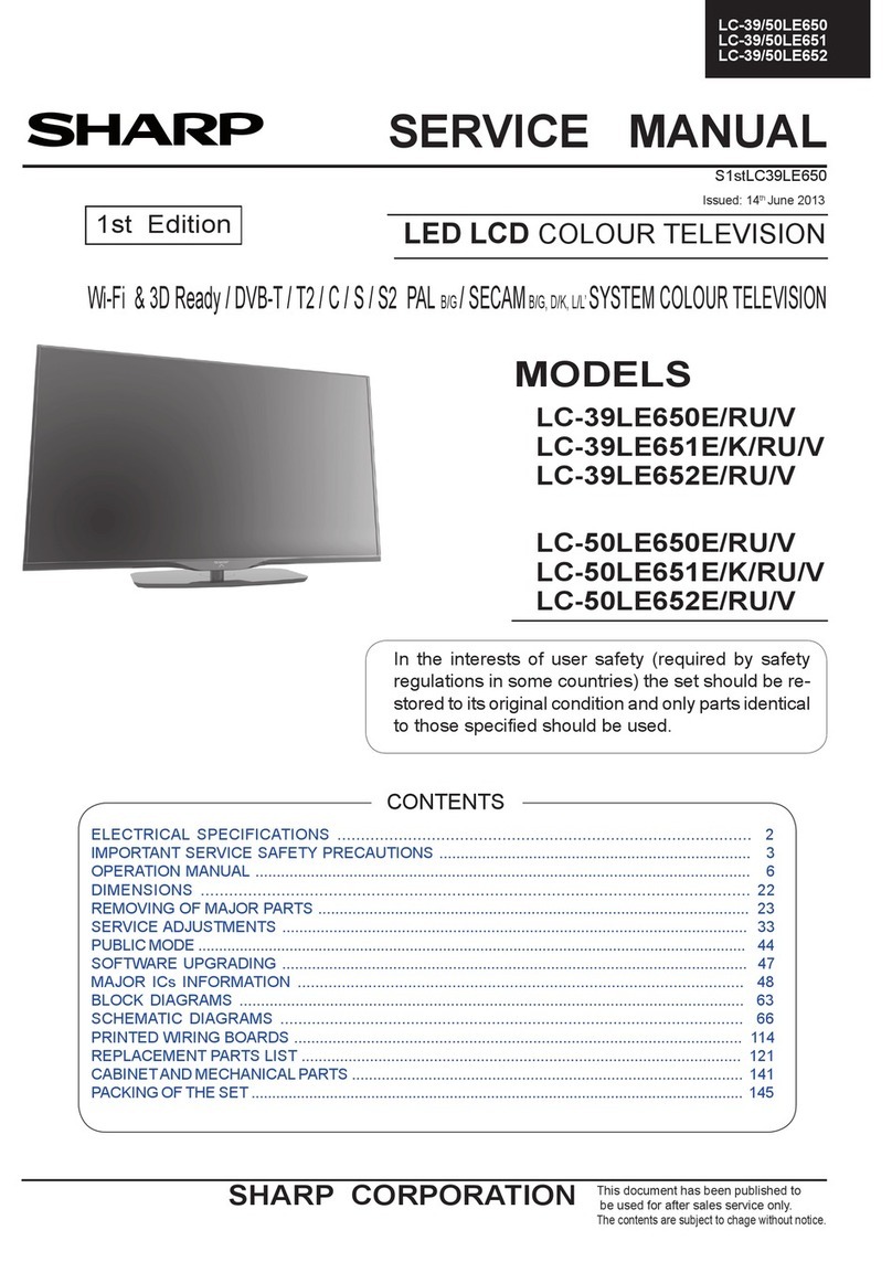 Sharp LC-39LE650E User manual