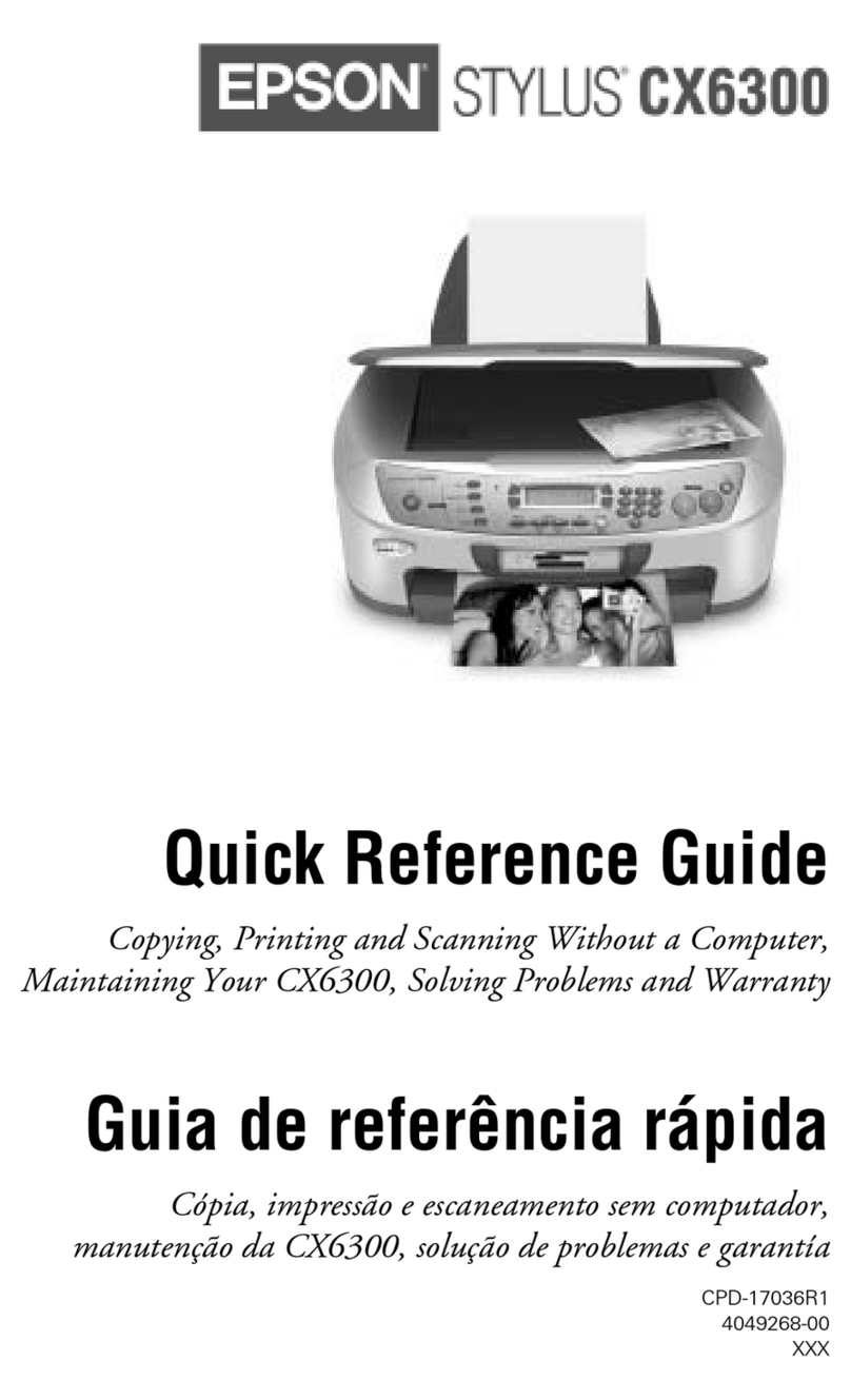 Epson Stylus CX6300 User manual