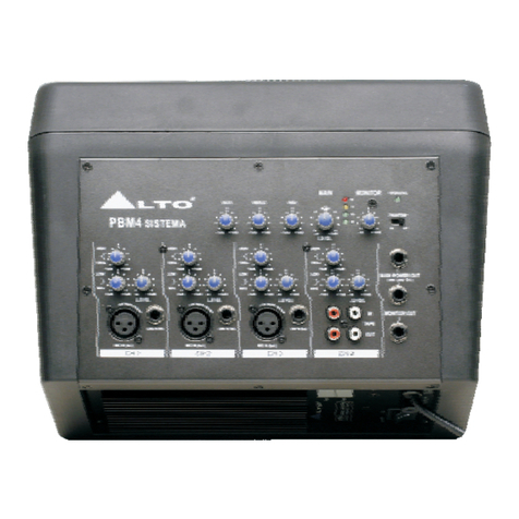 Alto PBM4 SISTEMA User manual