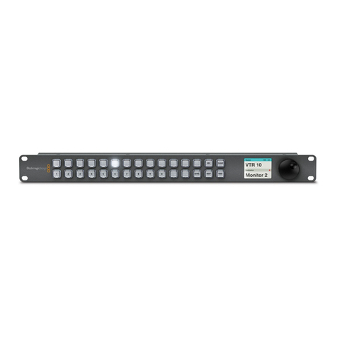 Blackmagicdesign Videohub Hardware Control Installation and operation manual