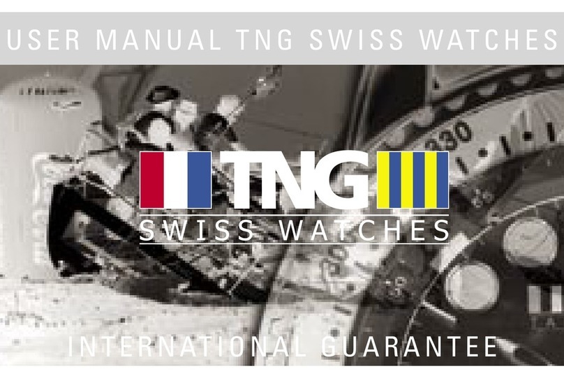 TNG Swiss Watches user manual
