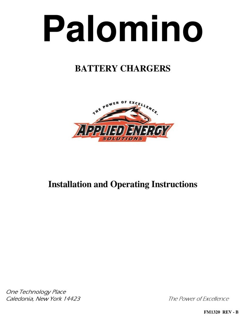 Applied Energy Palomino Installation and operating instructions