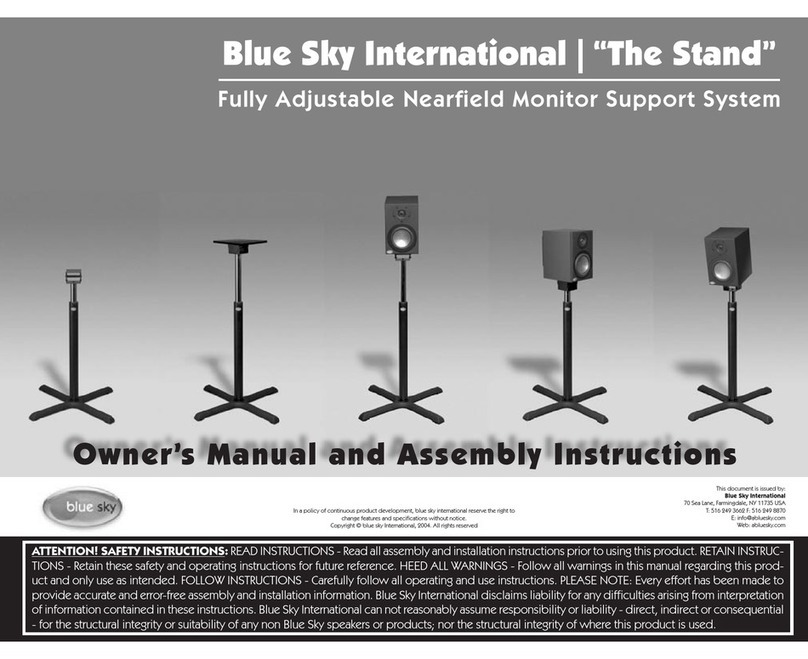 Bluesky "The Stand" Assembly instructions