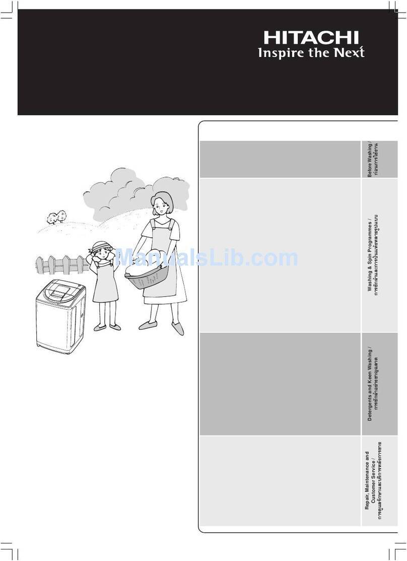 Hitachi SF-110LJS User manual