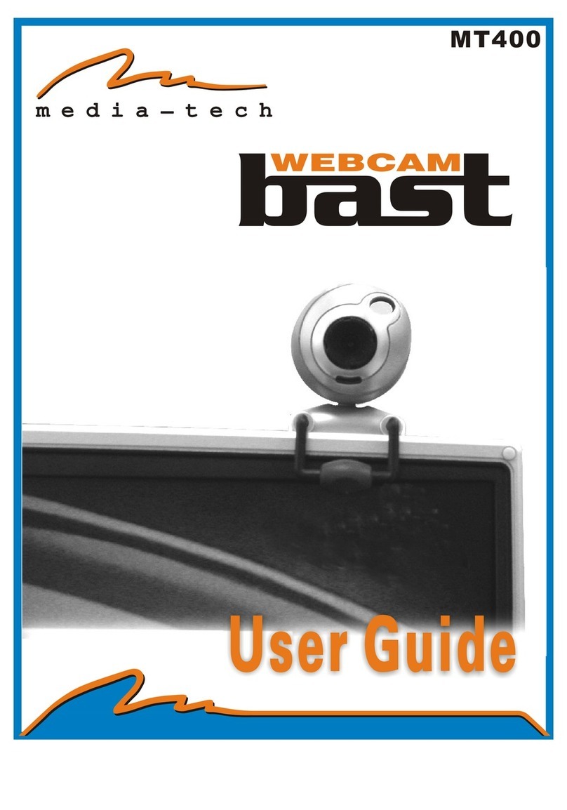 MediaTech MT400 Webcam bast User manual