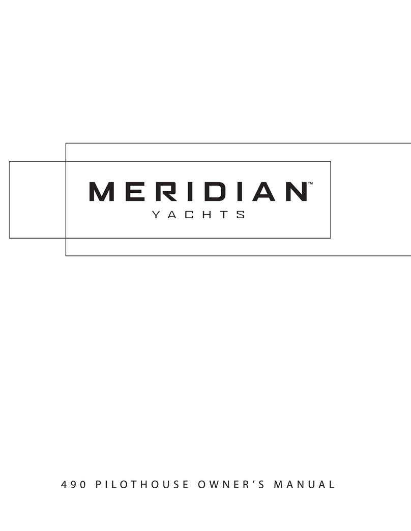 Meridian 490 Pilothouse owner's manual