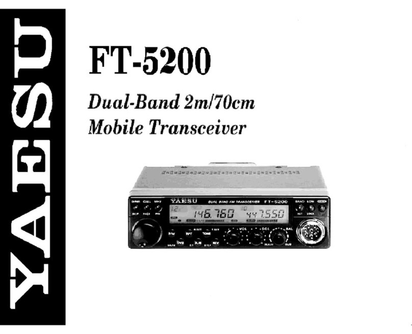 Yaesu FT-5200 User manual