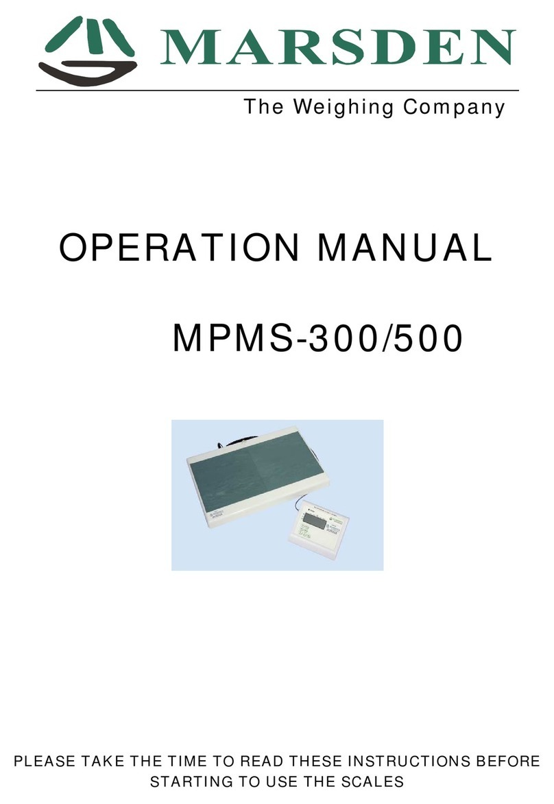 marsden MPMS-300 Operation manual
