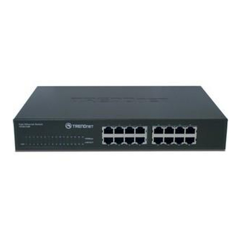 TRENDnet TE100-S16R User manual