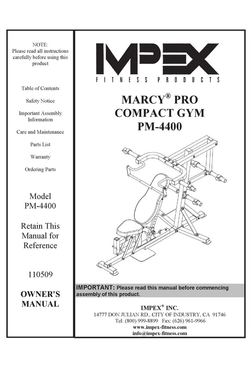 MPEX MARCY PM-4400 owner's manual