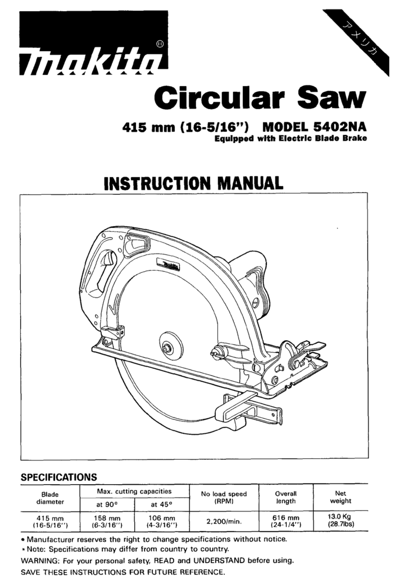Makita 5402NA instruction manual