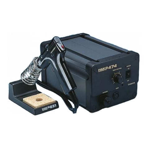 Hakko Electronics 474 instruction manual