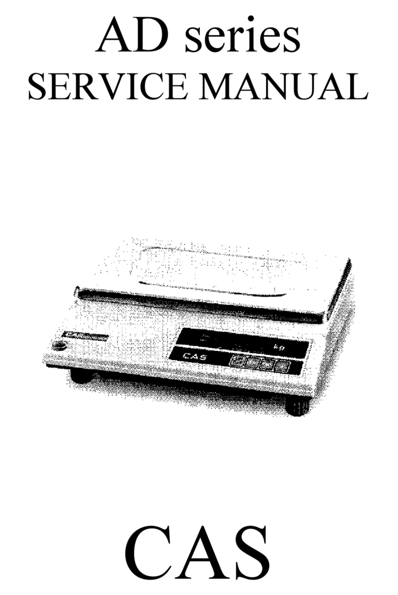CAS AD series Service manual