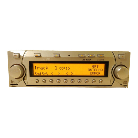 JVC Navigation/CD Receiver KD-NX1R User manual