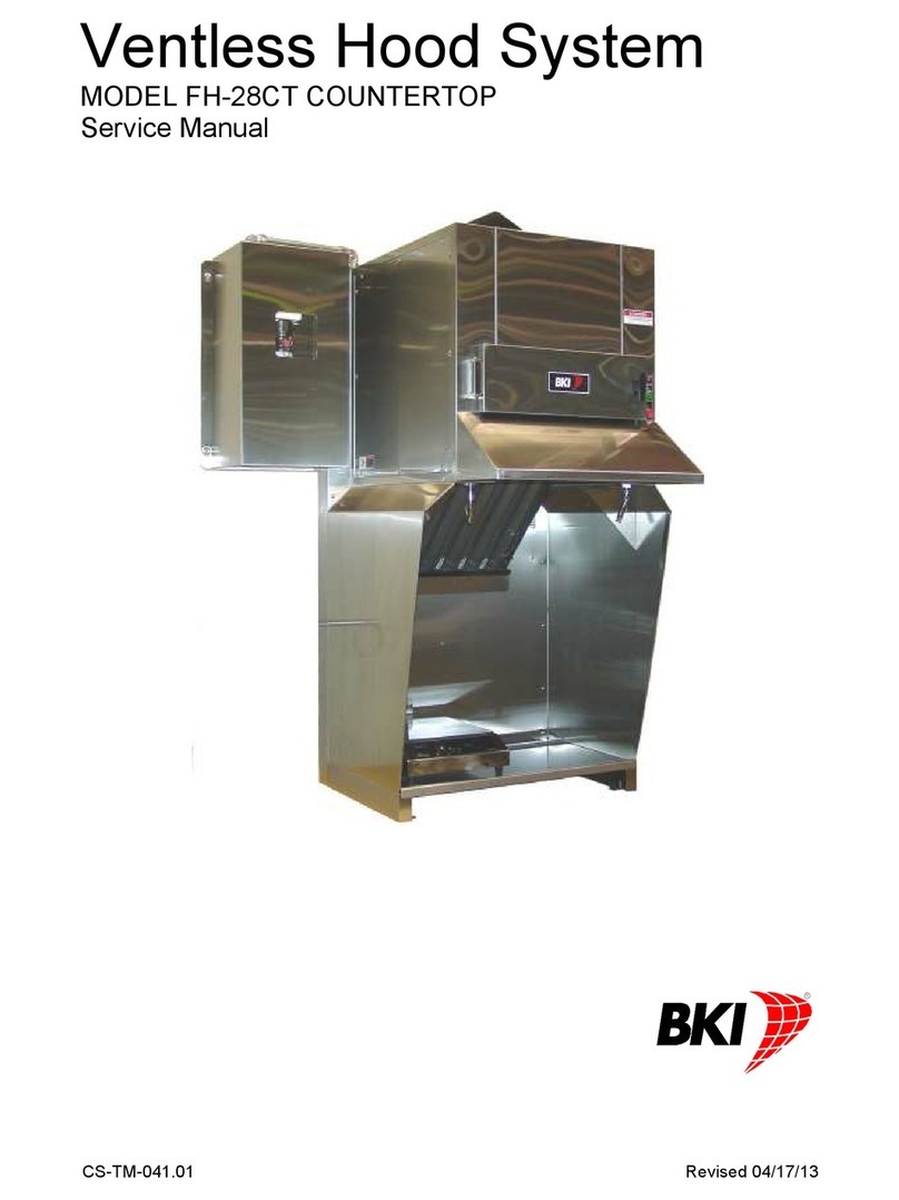 BKI FH-28CT COUNTERTOP Service manual
