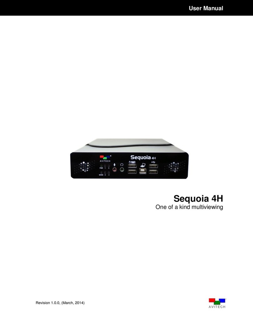 Avtech Sequoia 4H user manual