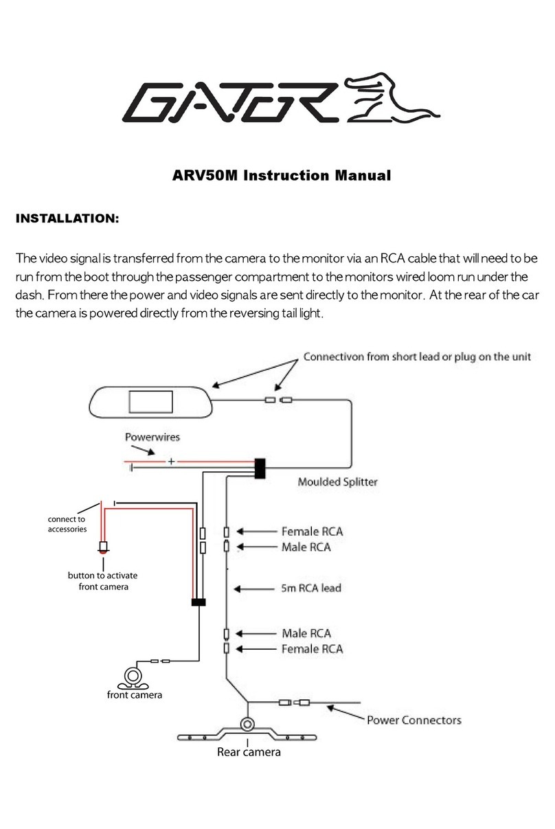 Gator ARV50M instruction manual
