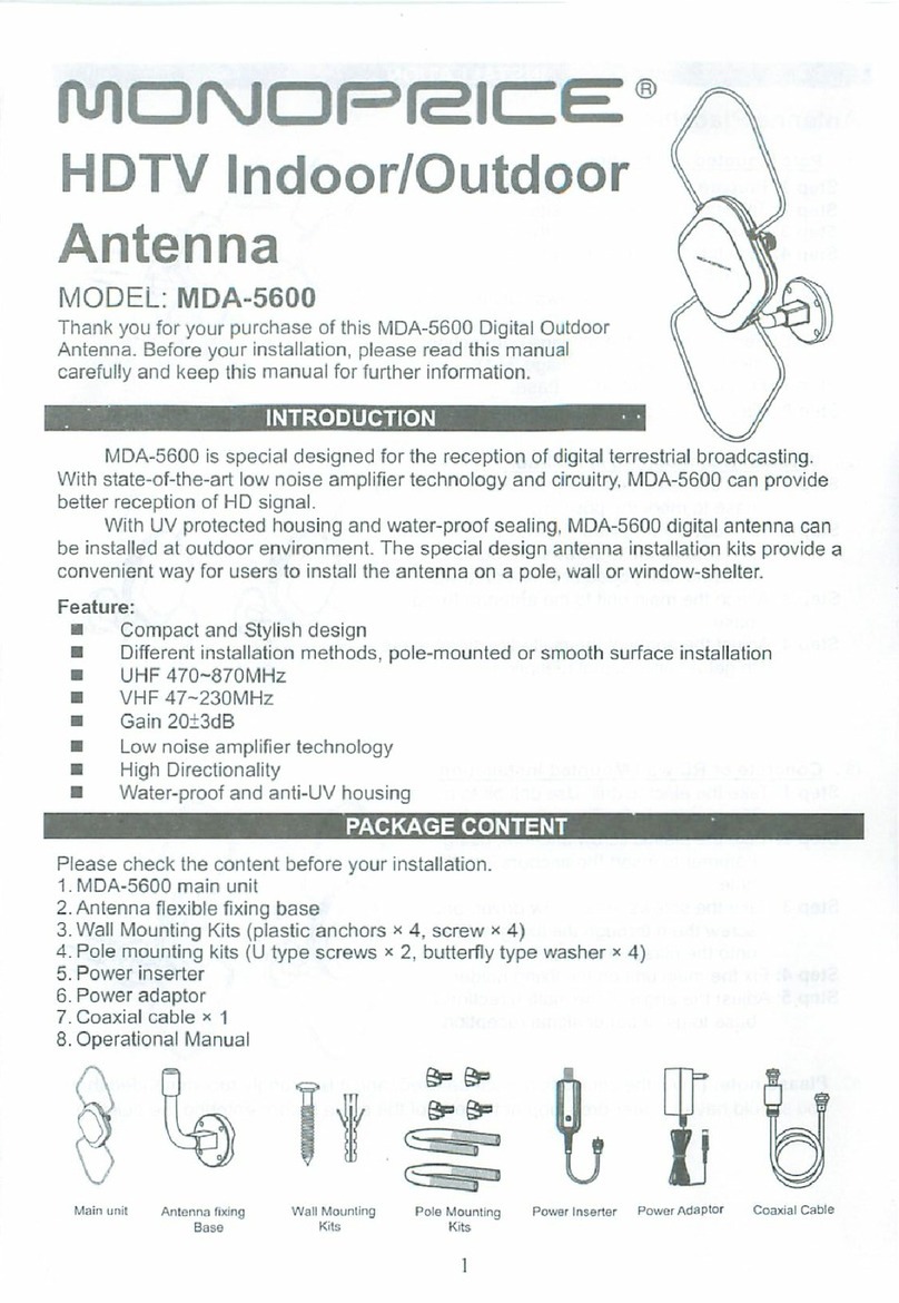 Monoprice MDA-5600 manual