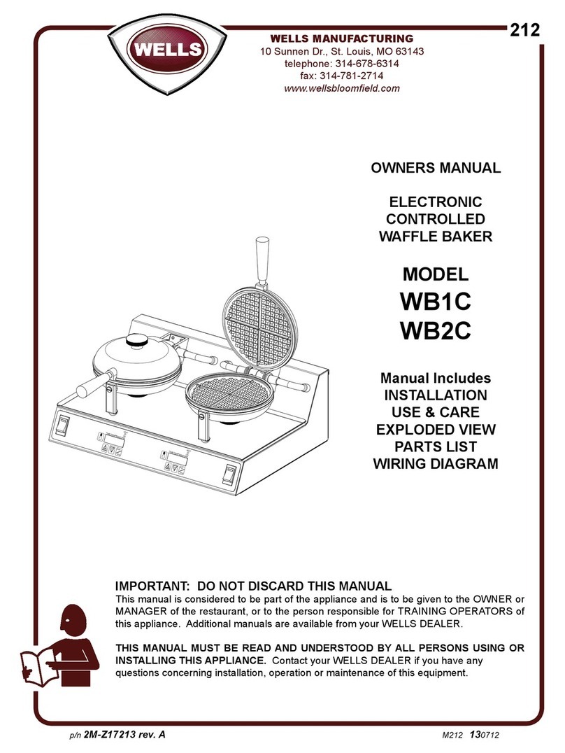 Wells WB1C Series owner's manual