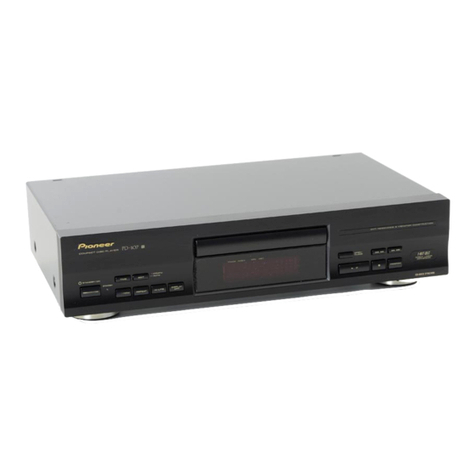 Pioneer PD-207 User manual Pioneer PD-207 User manual