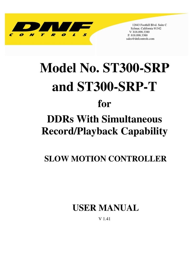 DNF Controls ST300-SRP user manual