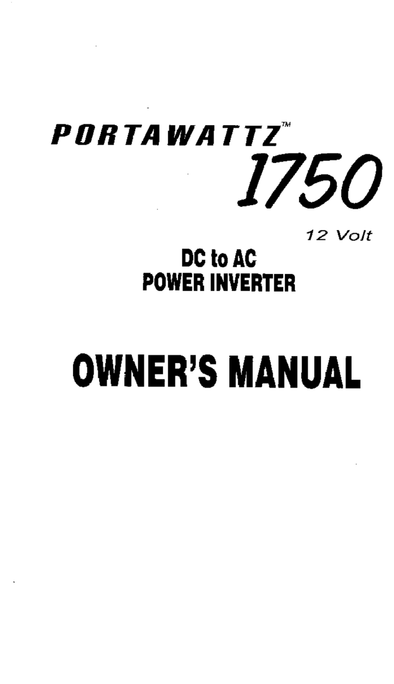 Portawattz 1750 owner's manual