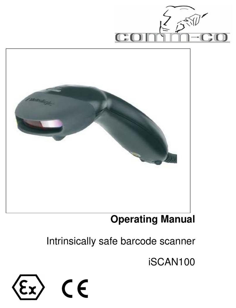 Comm-co iSCAN100 operating manual Comm-co iSCAN100 operating manual