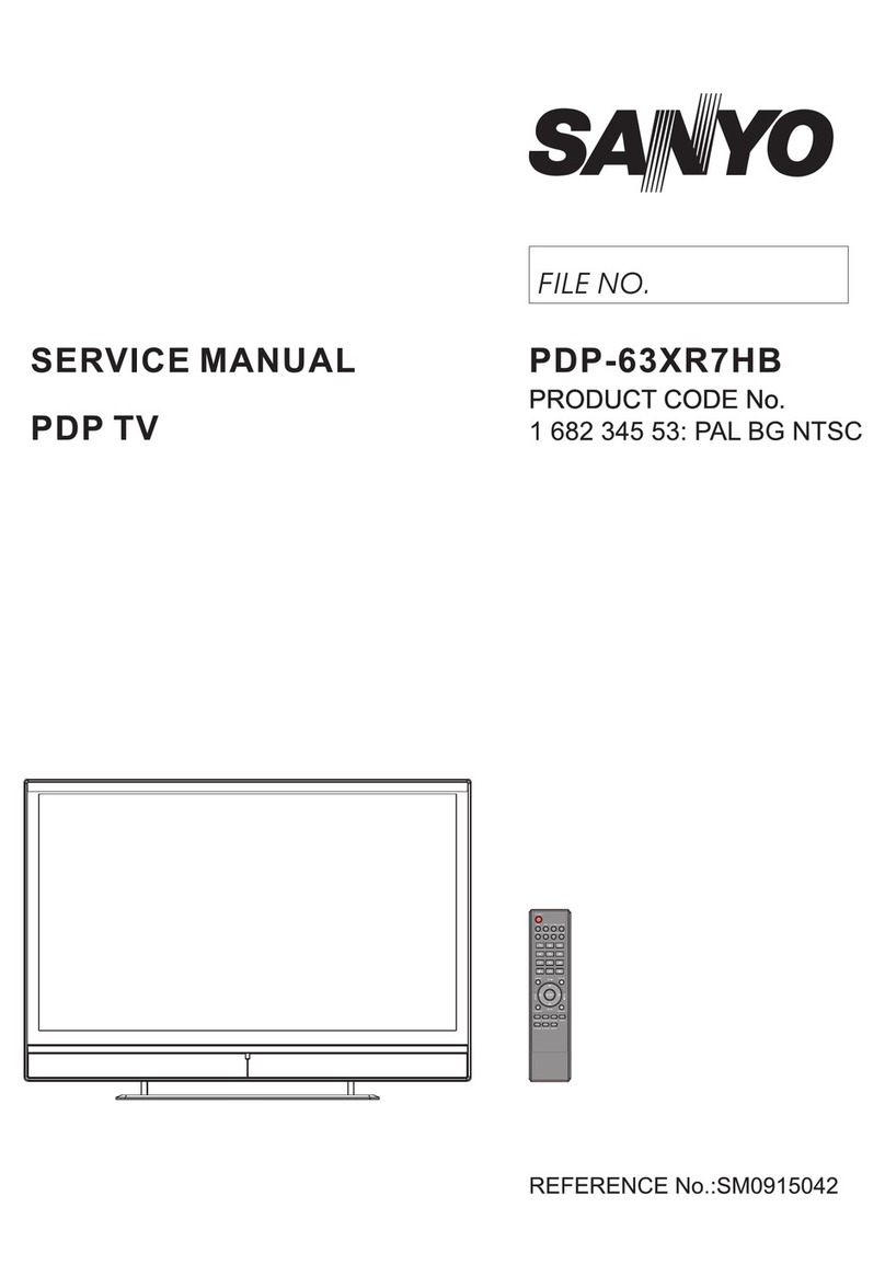 Sanyo PDP-63XR7HB User manual