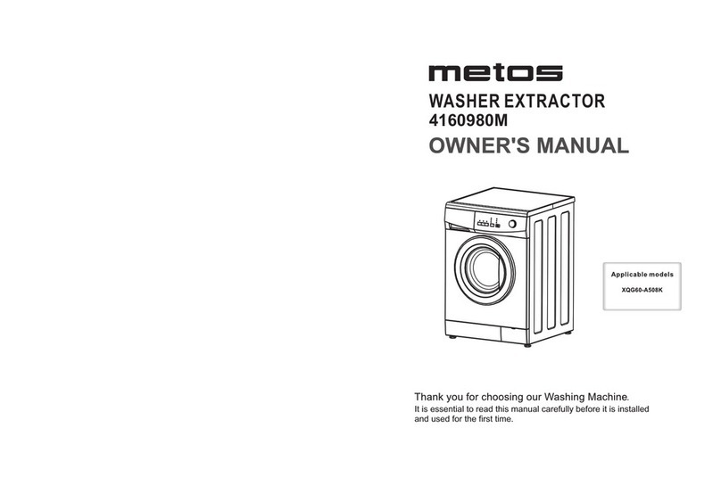 Metos 4160980M owner's manual