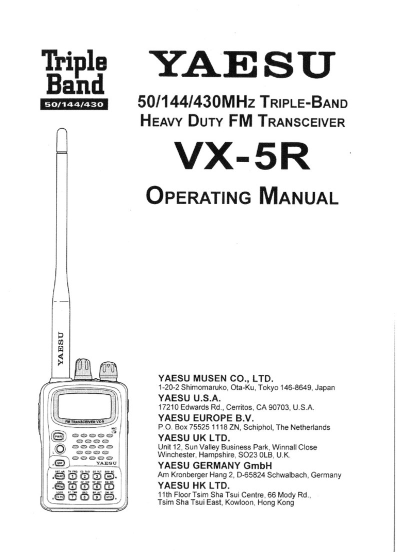 Yaesu VX-5R User manual