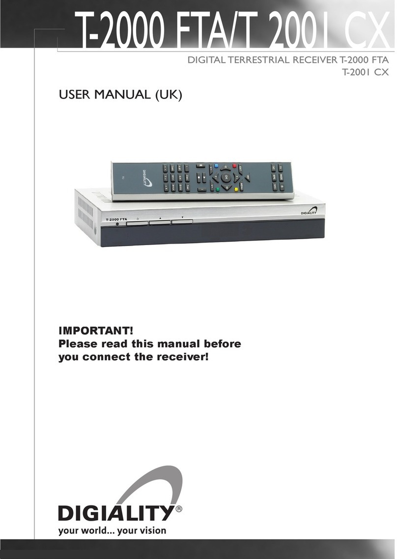 Digiality T-2000 FTA user manual