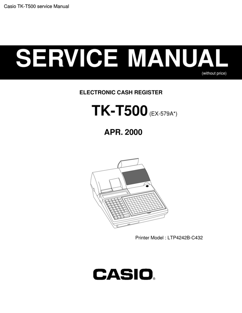 Casio TK-T500 Series Service manual