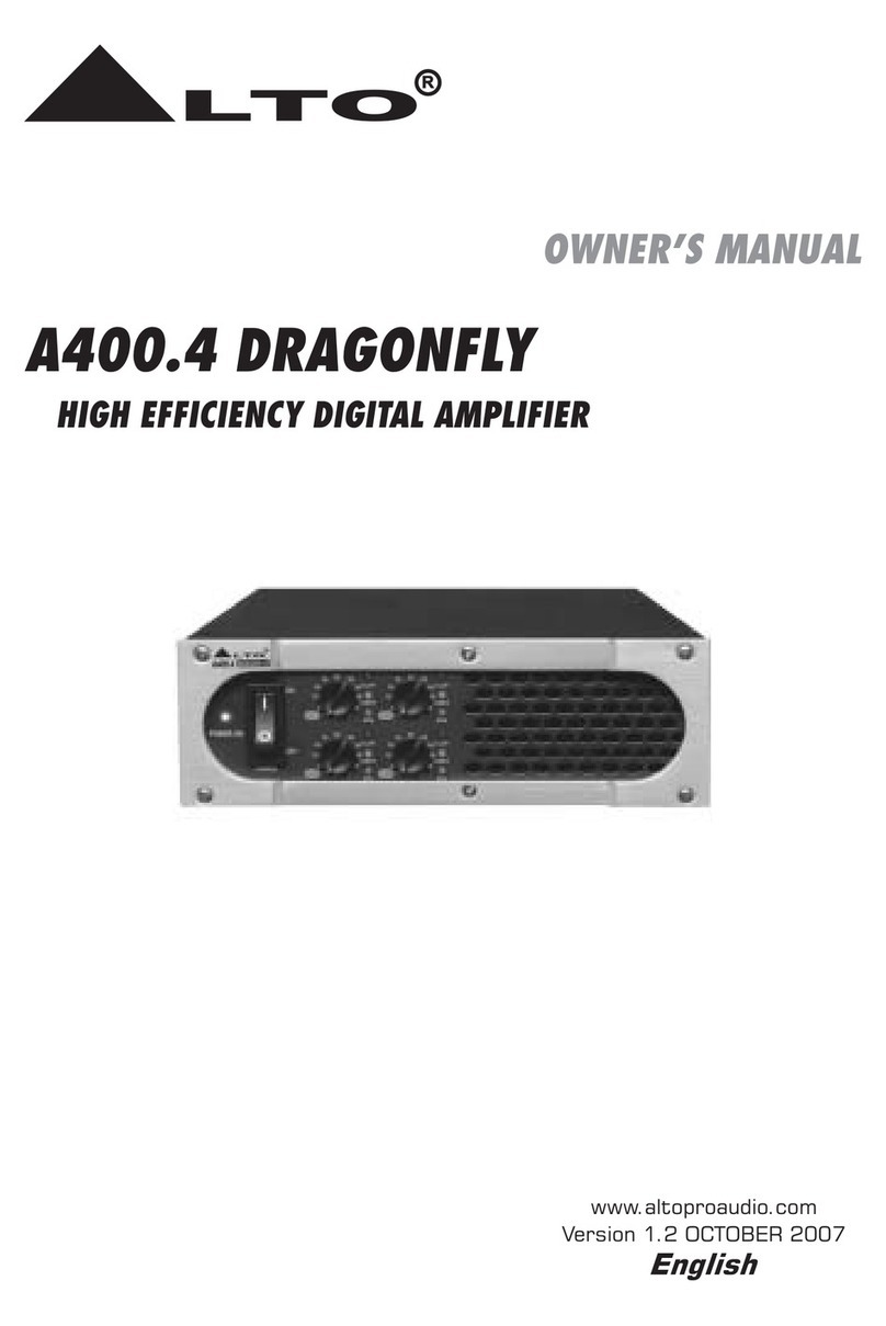 Alto A400.4 Dragonfly User manual