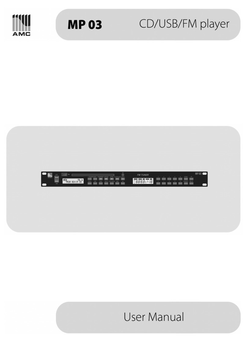 AMC MP 03 user manual