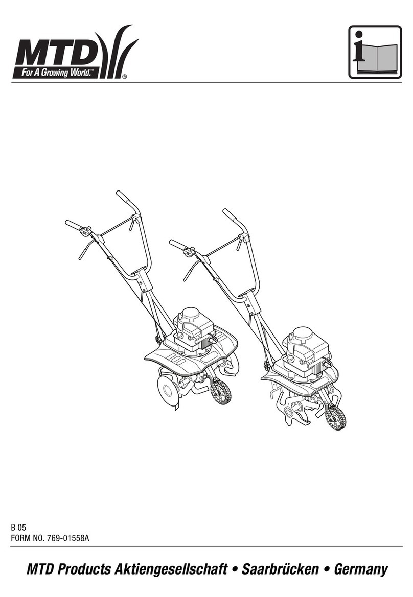 MTD Tiller User manual