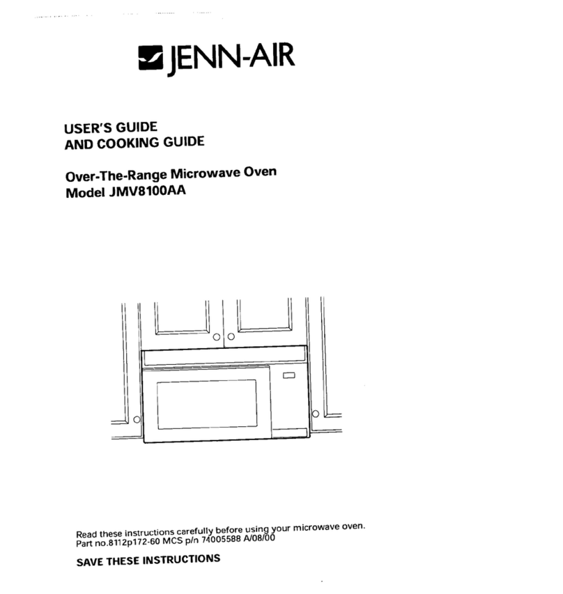 Jenn-Air JMV8100AA user guide Jenn-Air JMV8100AA user guide