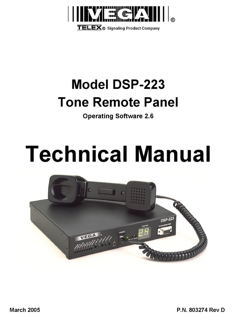 Vega DSP-223 Technical manual