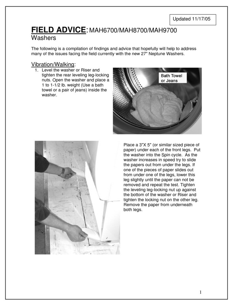 Maytag MAH6700 Installation and operating instructions